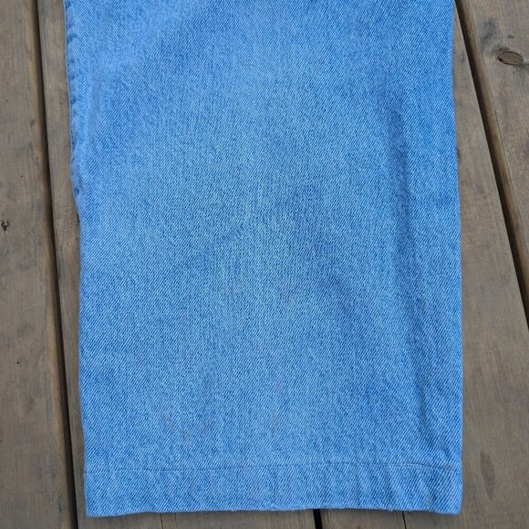 Vintage Armani Jeans Light Wash High Waisted Denim Tapered Leg Jeans Size 38 - Picture 12 of 15